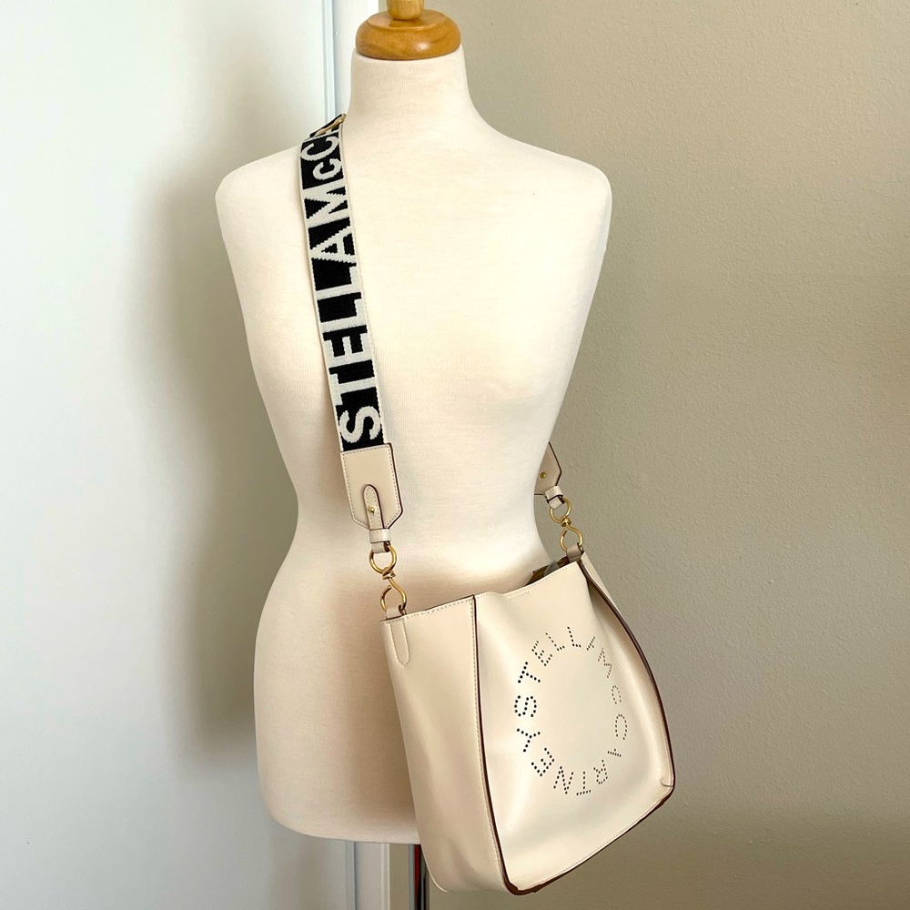 Stella McCartney Logo Shoulder/crossbody bag- White